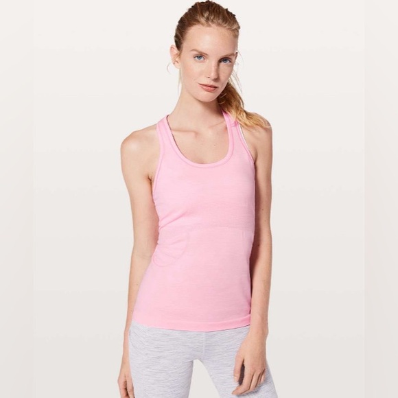 lululemon athletica Tops - Lululemon Swiftly Tech Racerback - Miami Pink - Size 4